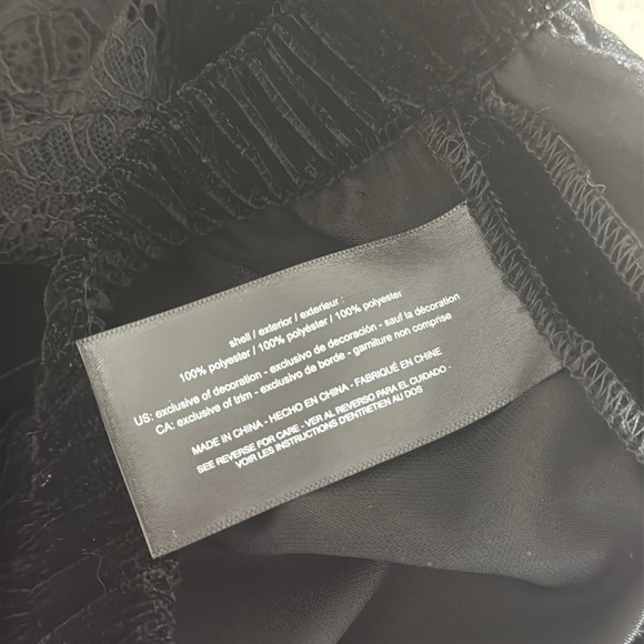 Sam Edelman Gracie lace trim detail velvet midi skirt new - Picture 5 of 5